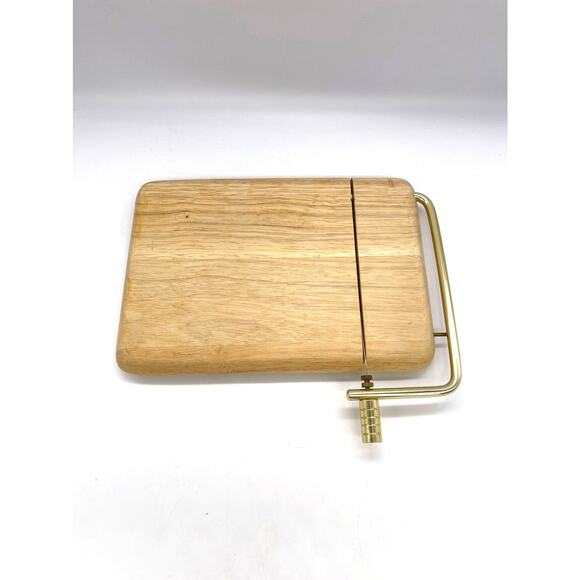 Goodwood Cheese Cutting Board with Wire Cutter Slice & Serve 10”x7” - Picture 1 of 5
